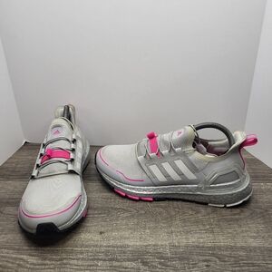 Adidas Running Ultra Boost Winter RDY Womens 8.5 Grey Shock Pink Sneakers EG9804